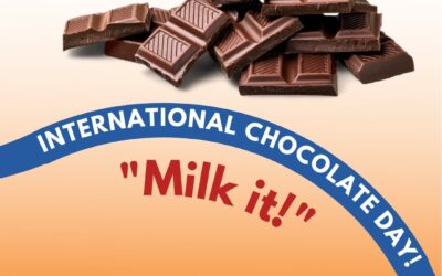 September 13 is International Chocolate Day! “Milk it!”