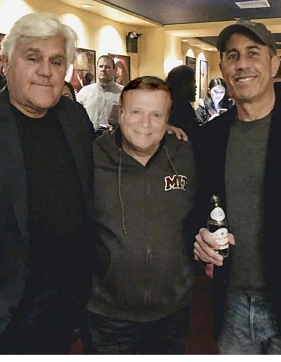 Jay Leno, Neil Berliner, and Jerry Seinfeld