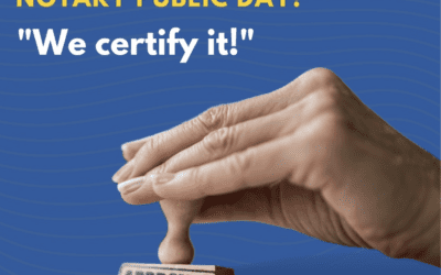 November 7 is Notary Public Day! “We certify it!”